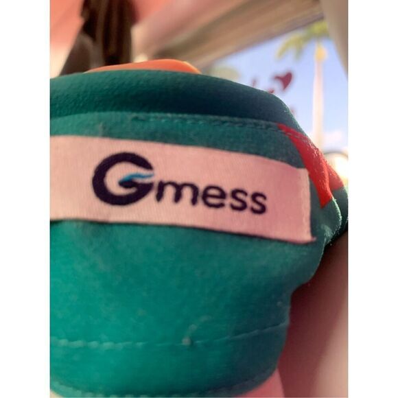 Gmess Womens Red Heart Print Bow Tie Sleeveless Mini Dress Size Medium - Picture 10 of 13